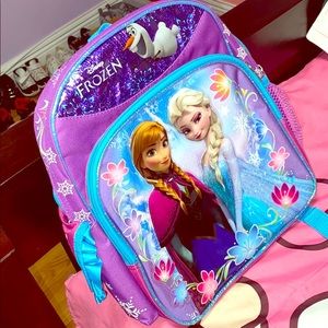 Frozen Elsa and Anna backpack 12”